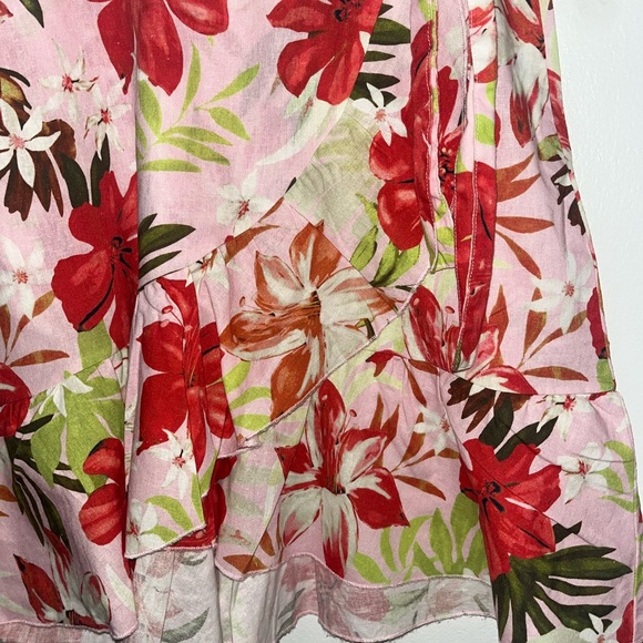 Marina Luna Tropical Side Tie Skirt - Picture 3 of 6